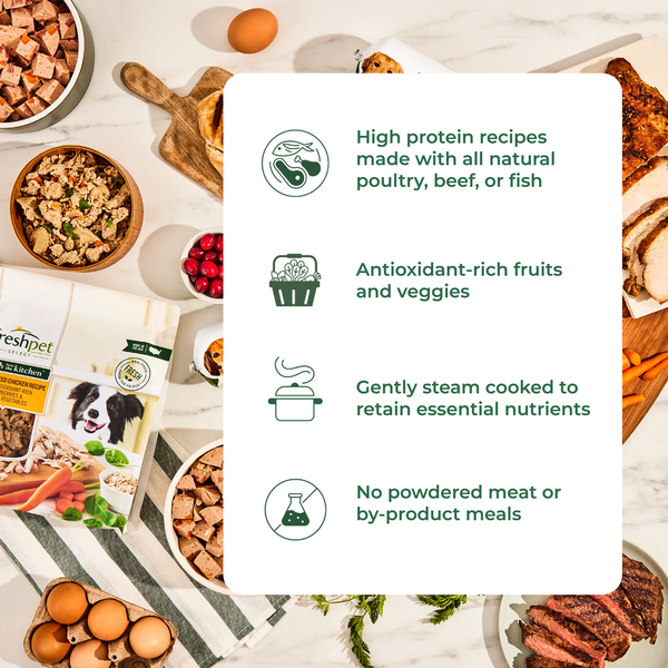 Freshpet Healthy & Natural Dog Food, Fresh Chicken Recipe