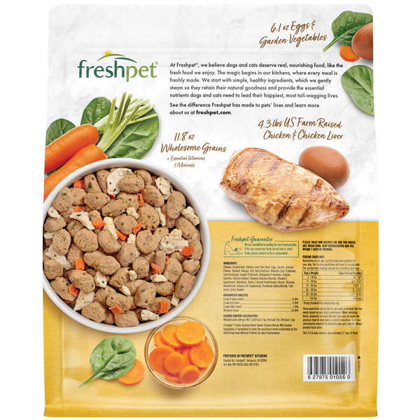 Freshpet Healthy & Natural Dog Food, Fresh Chicken Recipe
