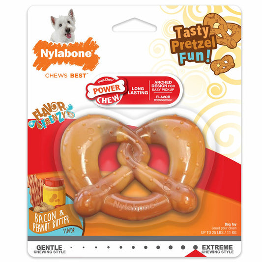 Nylabone Flavor Frenzy Pretzel Bone Dog Toy