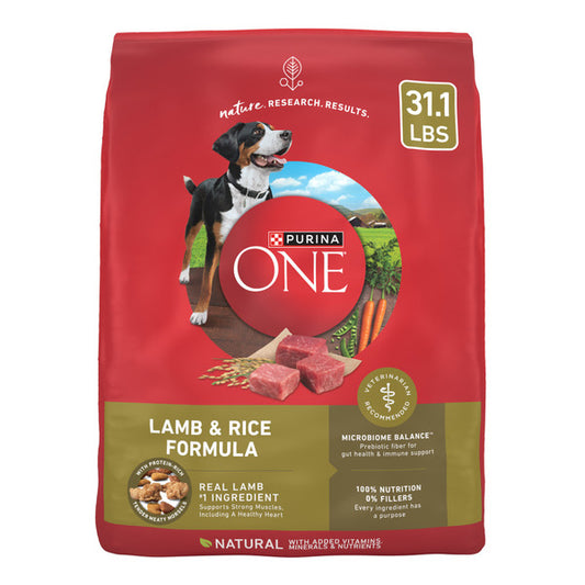 Purina ONE Dog Food, Lamb & Rice Formula, Adult
