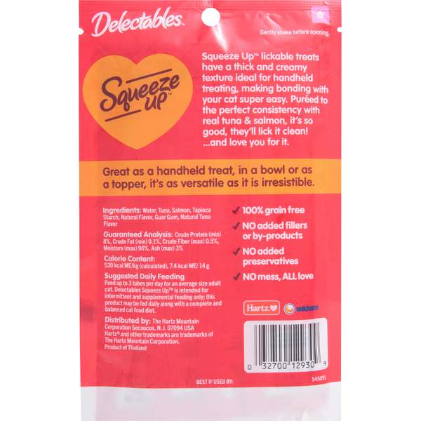 Delectables Cat Treats, with Tuna & Salmon